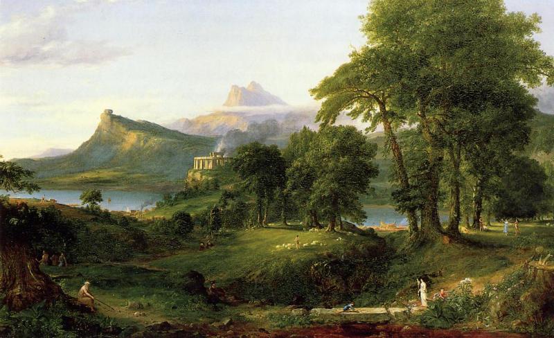 Thomas Cole Course of Empire oil painting image